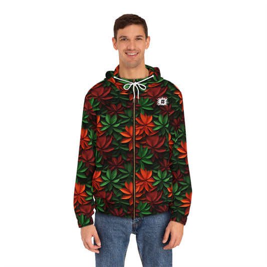 Christmas Bouquet Men's Full-Zip Hoodie