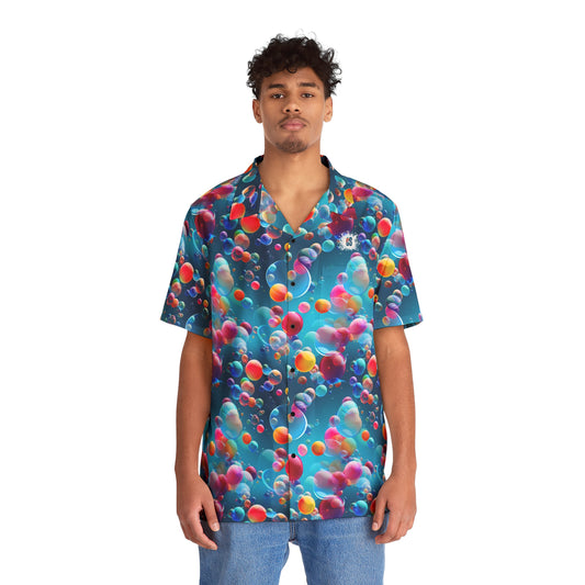 Floating Bubbles Men's Hawaiian Shirt