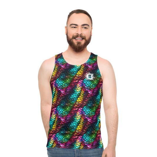 Metallic Reptile Unisex Tank Top