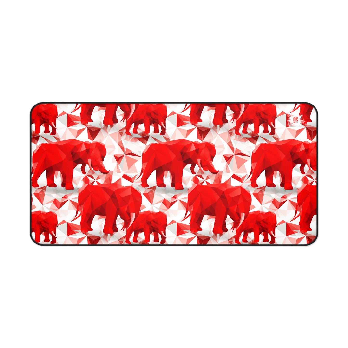 Elephants & Pyramids Desk Mat