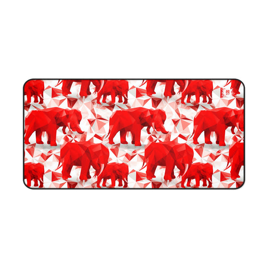 Elephants & Pyramids Desk Mat