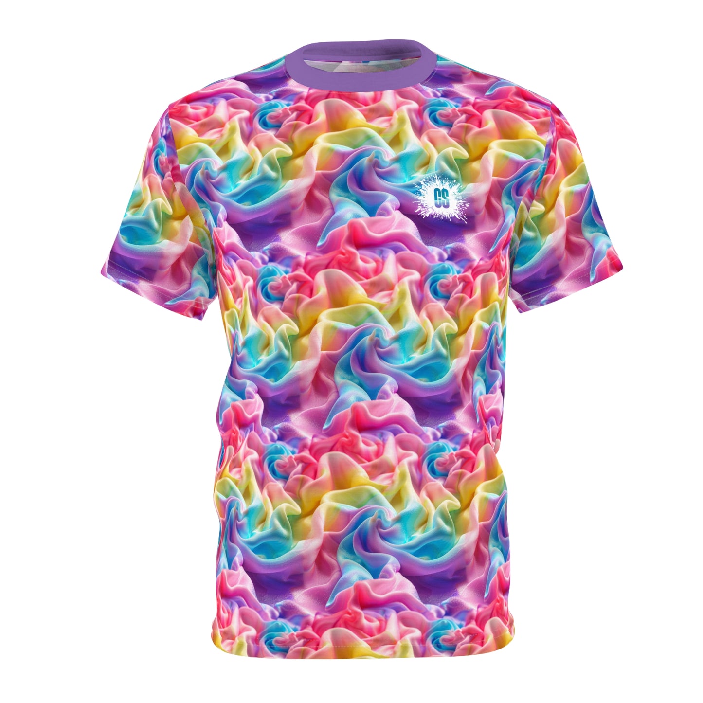 Cotton Candy Clouds Unisex Cut & Sew Tee
