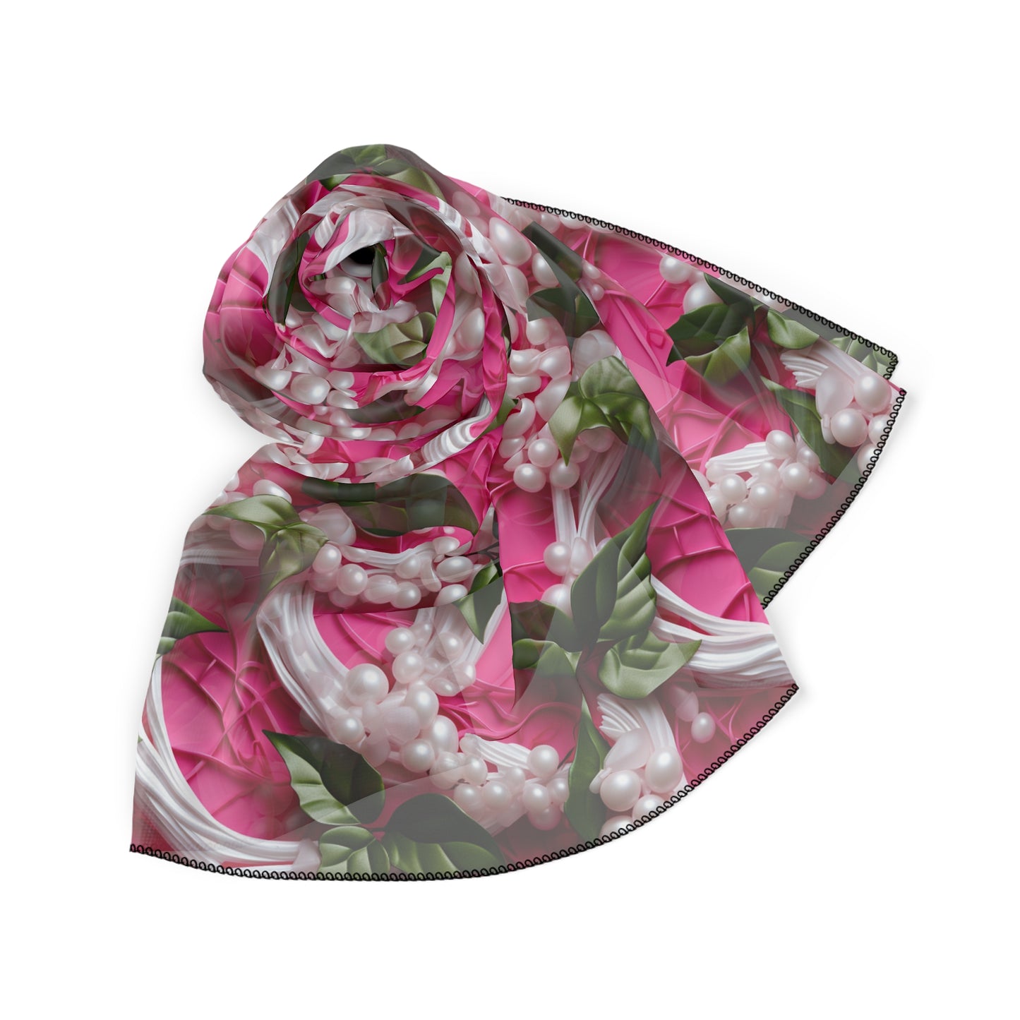 Ivy & Pearls Poly Scarf