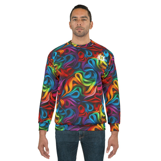 Rubber Band Rainbow Unisex Sweatshirt