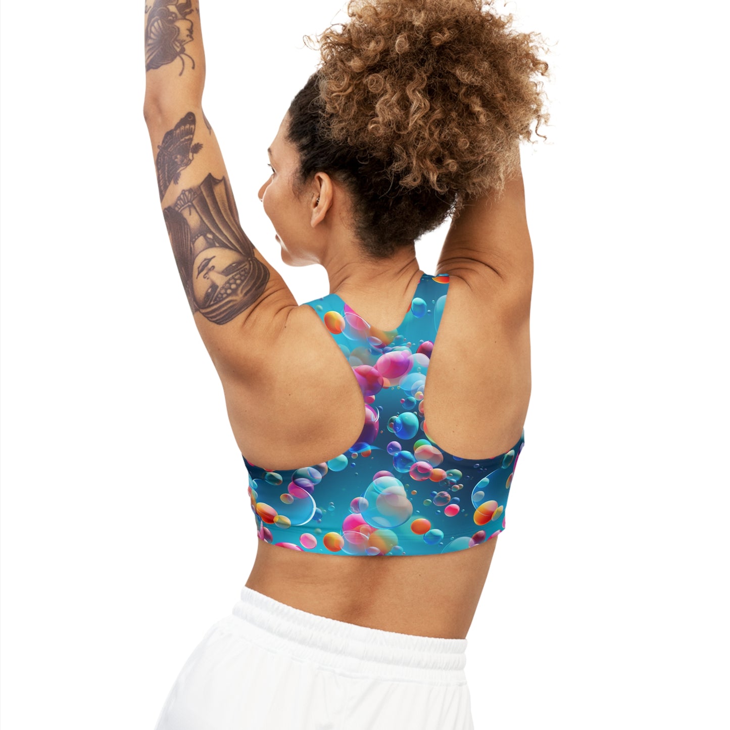 Floating Bubbles Seamless Sports Bra