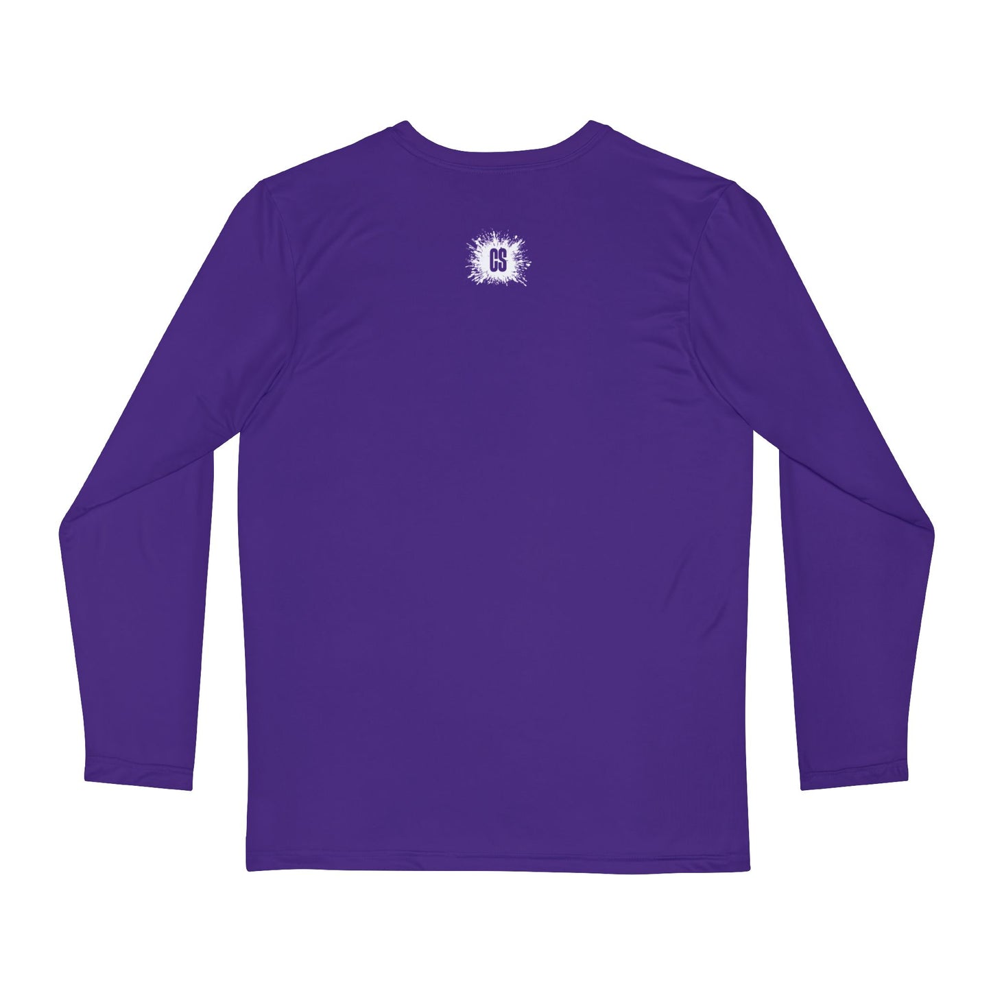 Vibrant Grape ColorSplash Long Sleeve Shirt - Vibrant Colorsplash Design for Artistic Souls