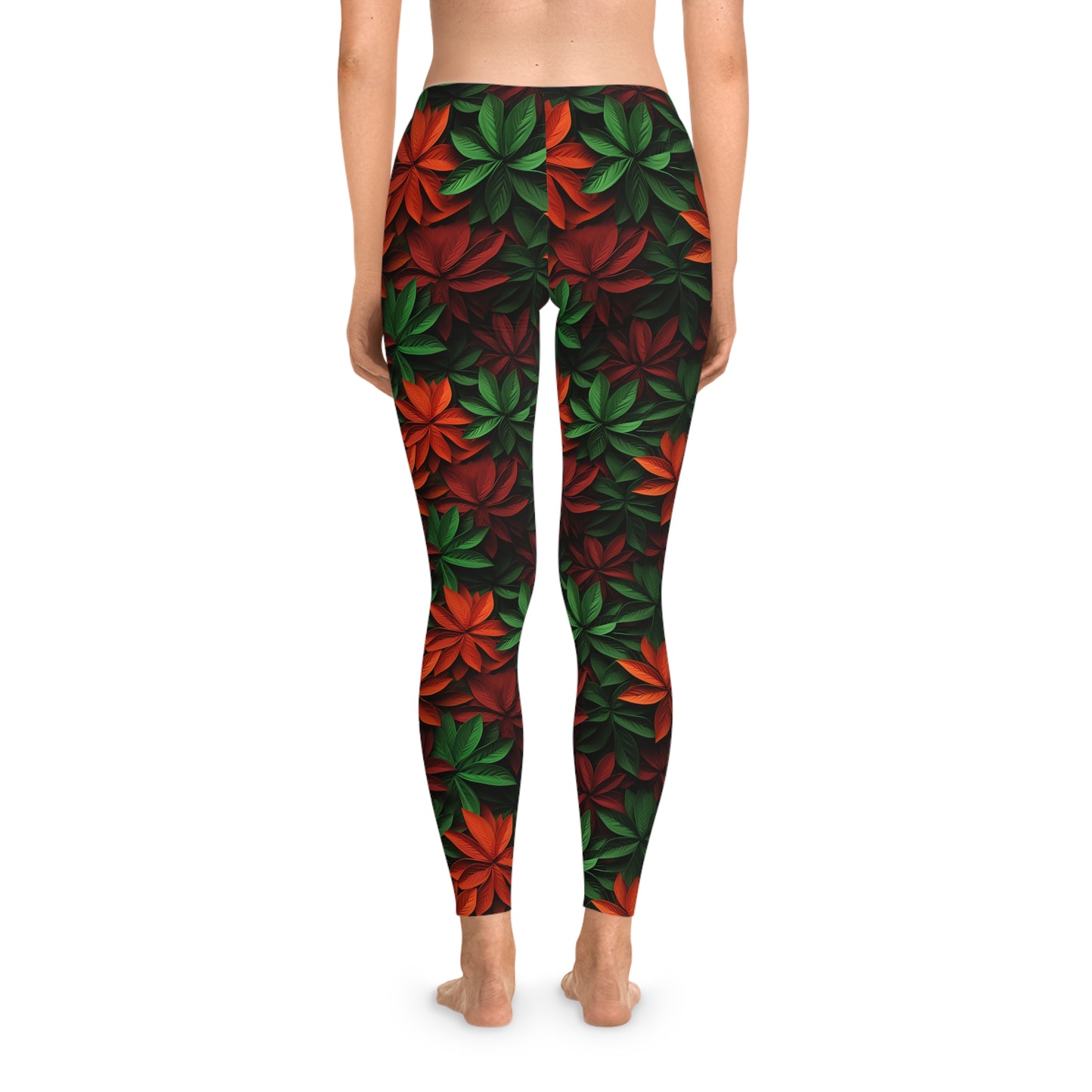 Christmas Bouquet Stretchy Leggings