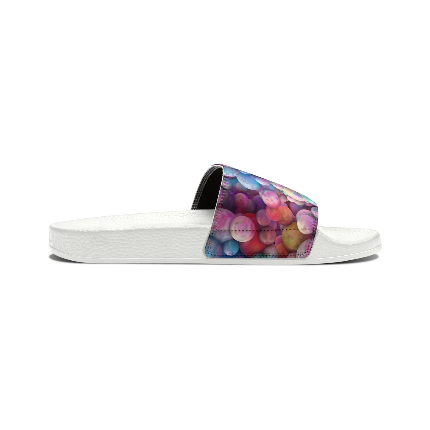 Colorful Gumballs Women's PU Slide Sandals