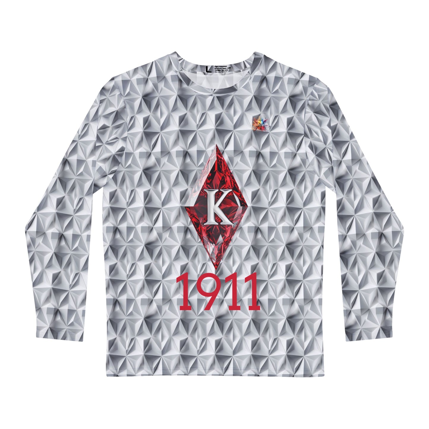 Kappa Diamond #8 Men's Long Sleeve Shirt