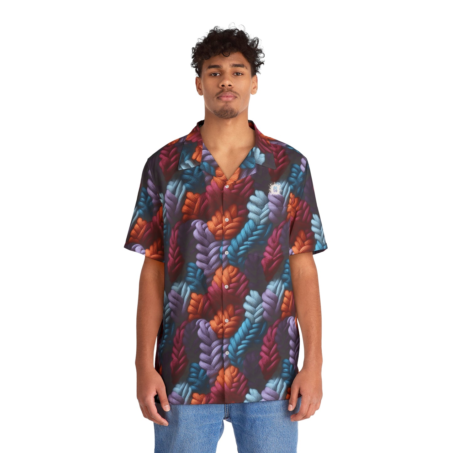 Colorful Knots Men's Hawaiian Shirt