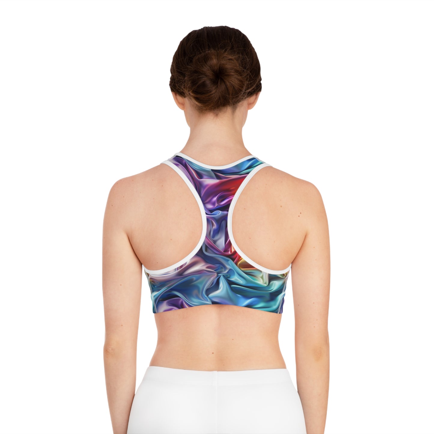 Majestic Satin Sports Bra