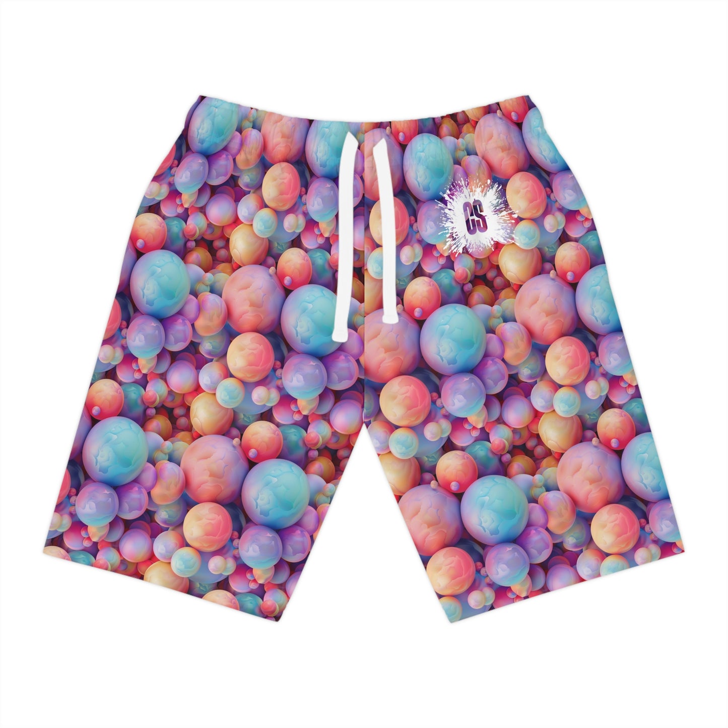 Pastel Jawbreakers Athletic Long Shorts