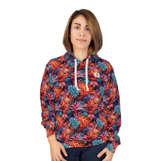 Coral Paradise Unisex Pullover Hoodie