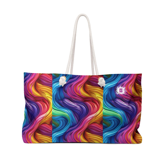 Painted Swirls Weekender Bag
