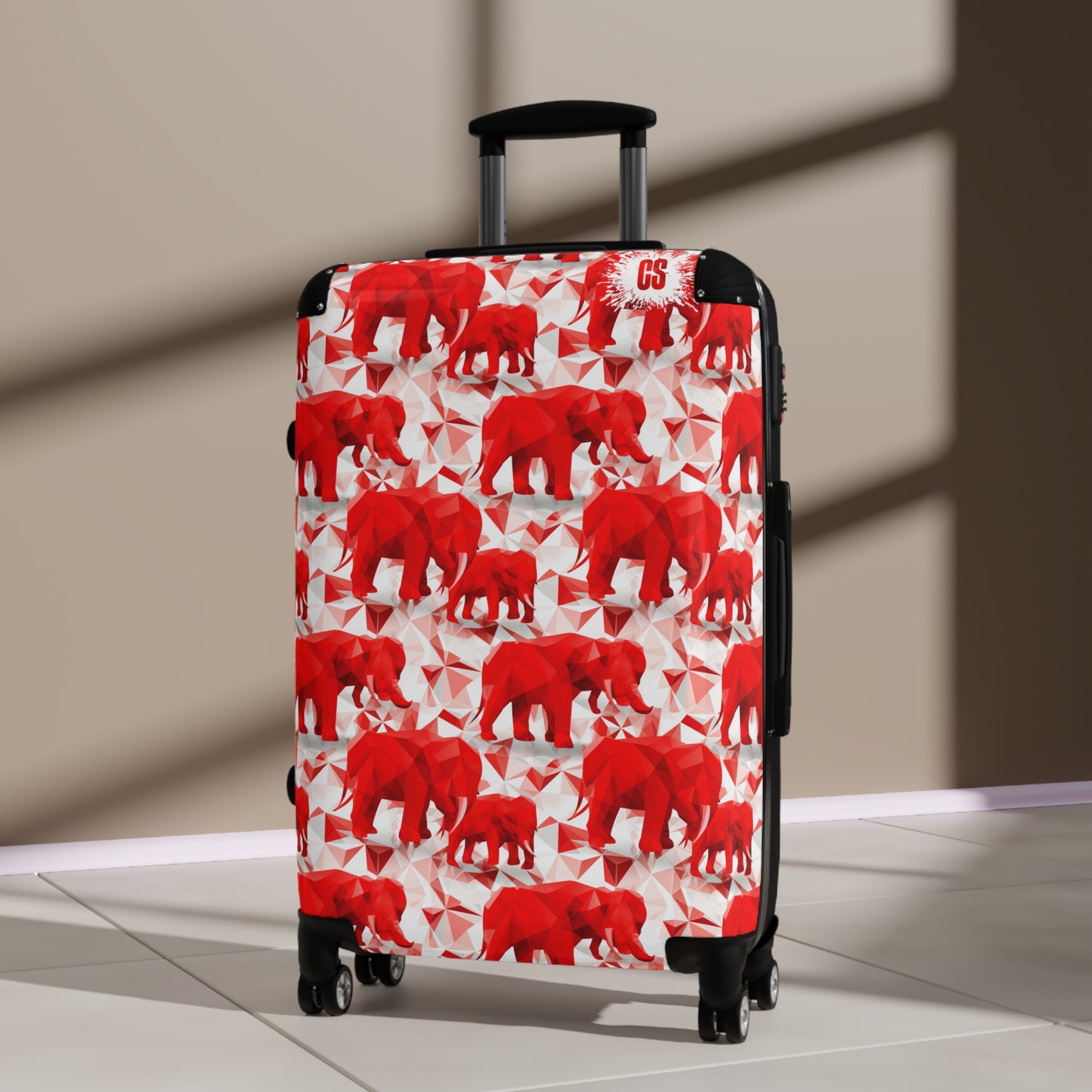 Elephants & Triangles Suitcase