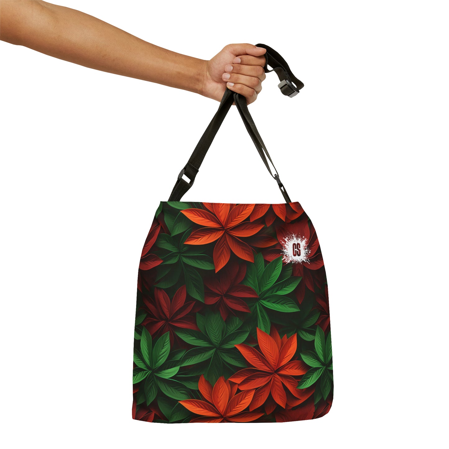 Christmas Bouquet Adjustable Tote Bag