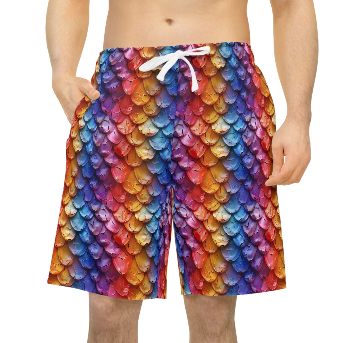 Jurassic Snake Athletic Long Shorts