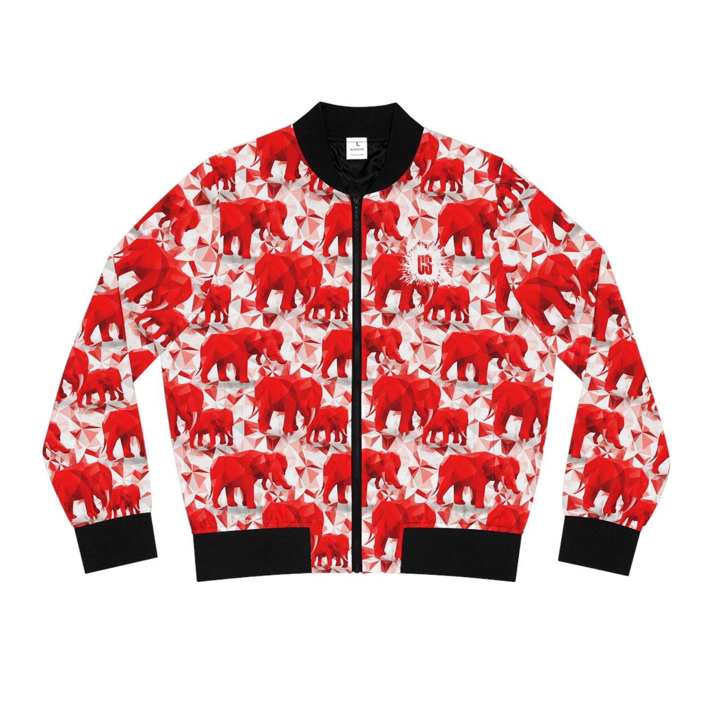 Elephants & Triangles Women's Bomber Jacket