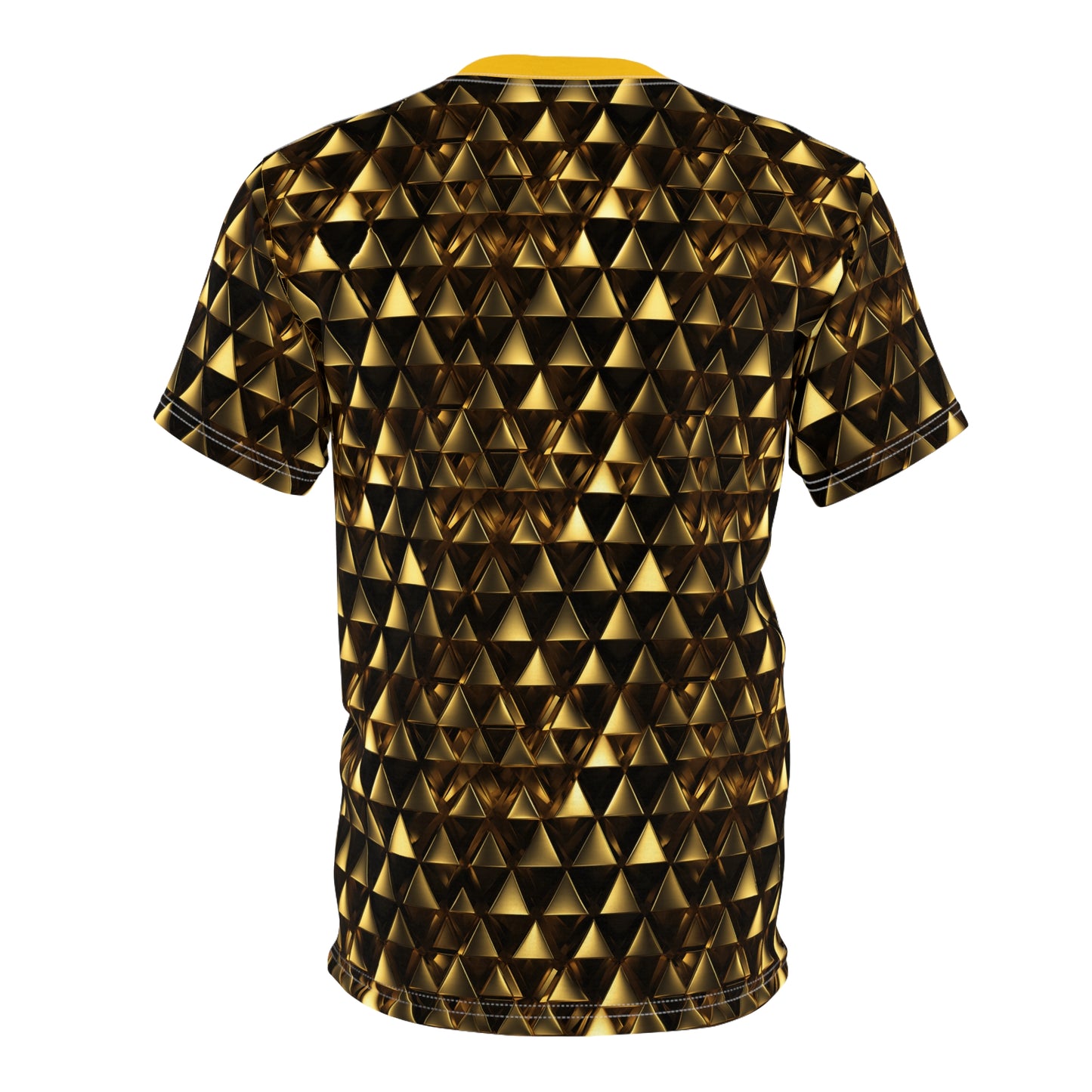 Gold & Black Pyramids 1906 Unisex Cut & Sew Tee