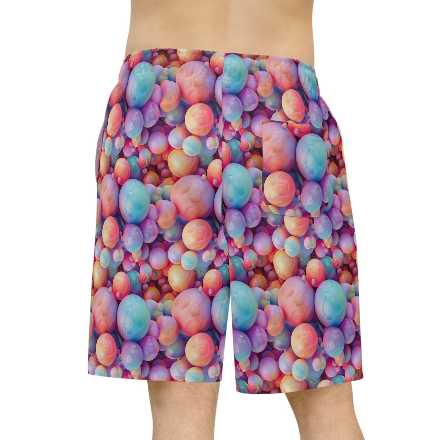 Pastel Jawbreakers Athletic Long Shorts