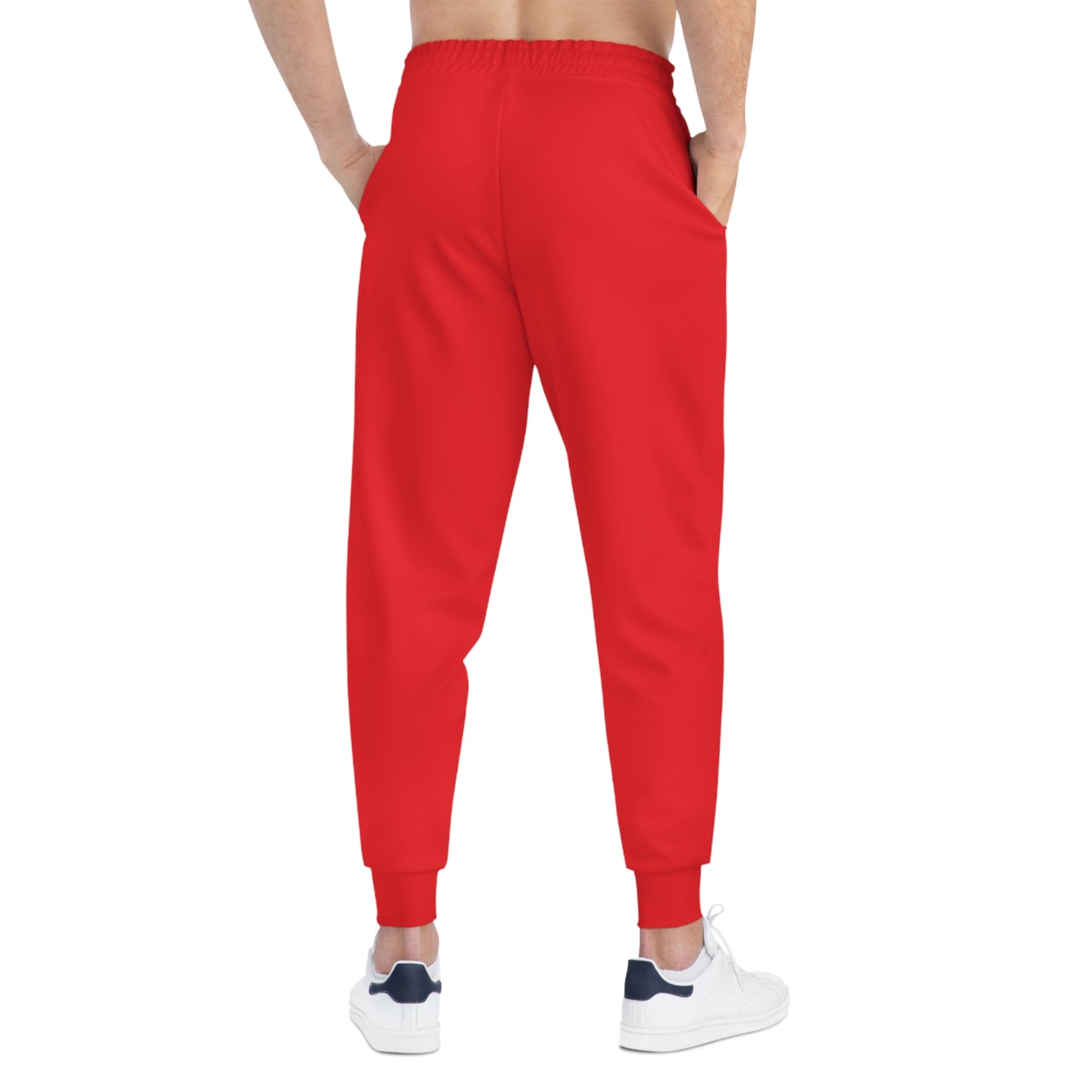 Red Accent Athletic Joggers