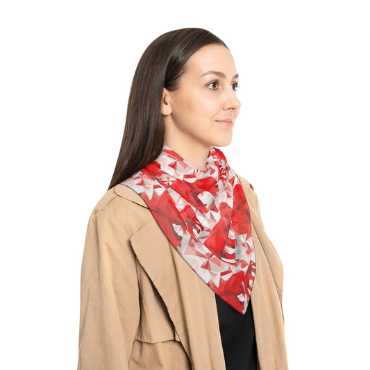 Elephants & Triangles Poly Scarf