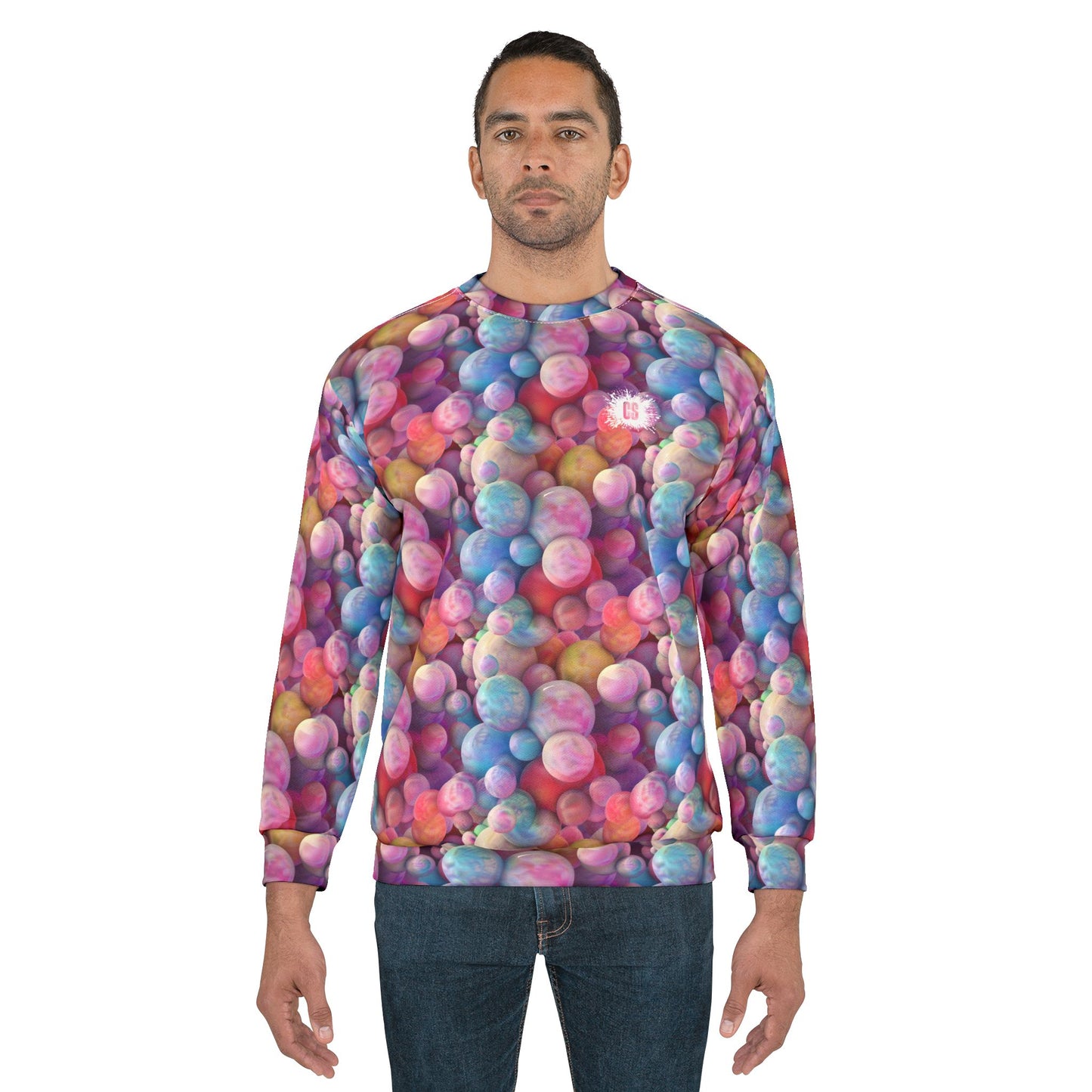 Pastel Jawbreakers Unisex Sweatshirt - Perfect for Casual Days and Celebrations