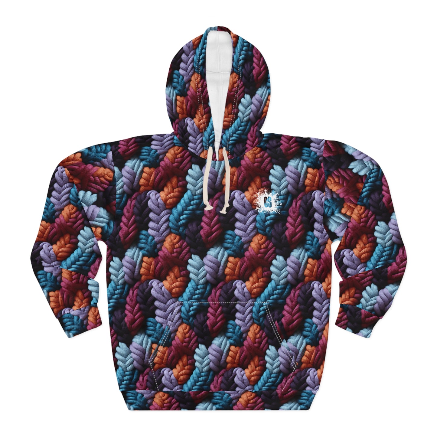 Colorful Knots Unisex Pullover Hoodie