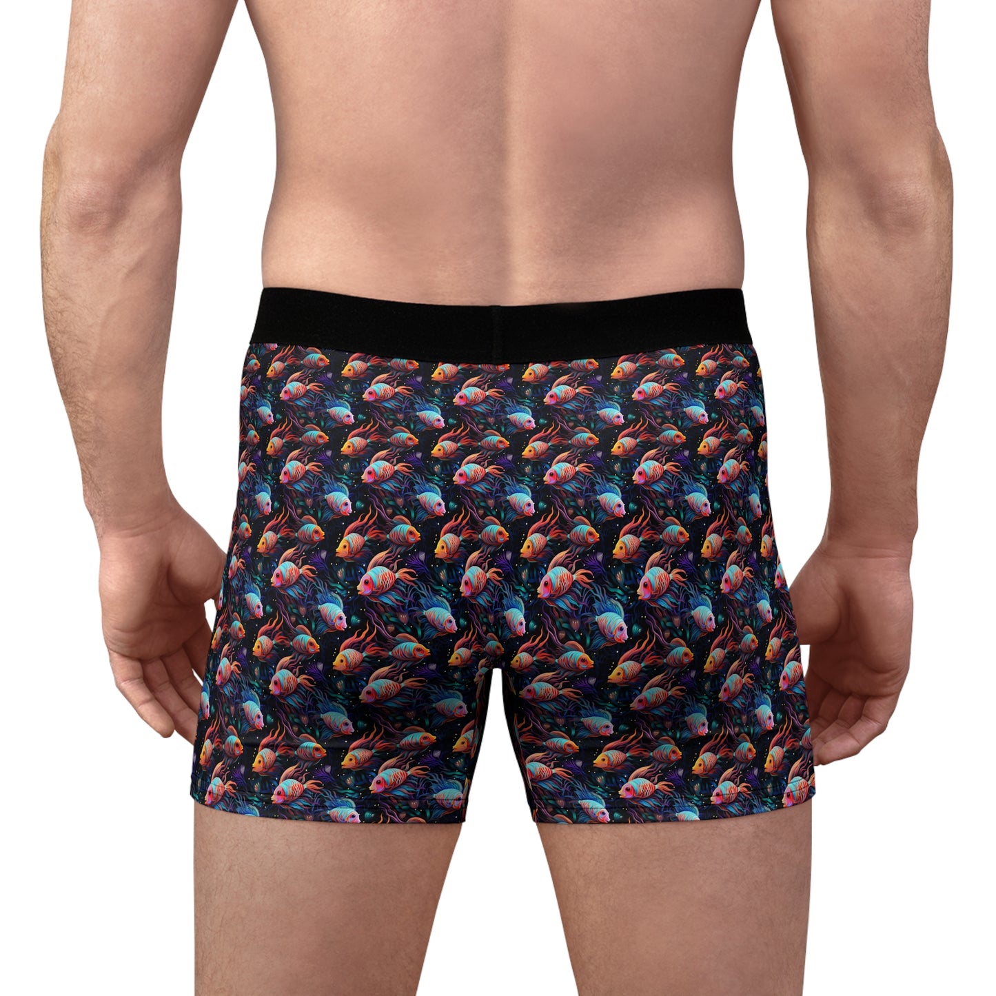 Deep Sea Aquarium Men's Boxer Briefs - Fun and Comfortable Underwear