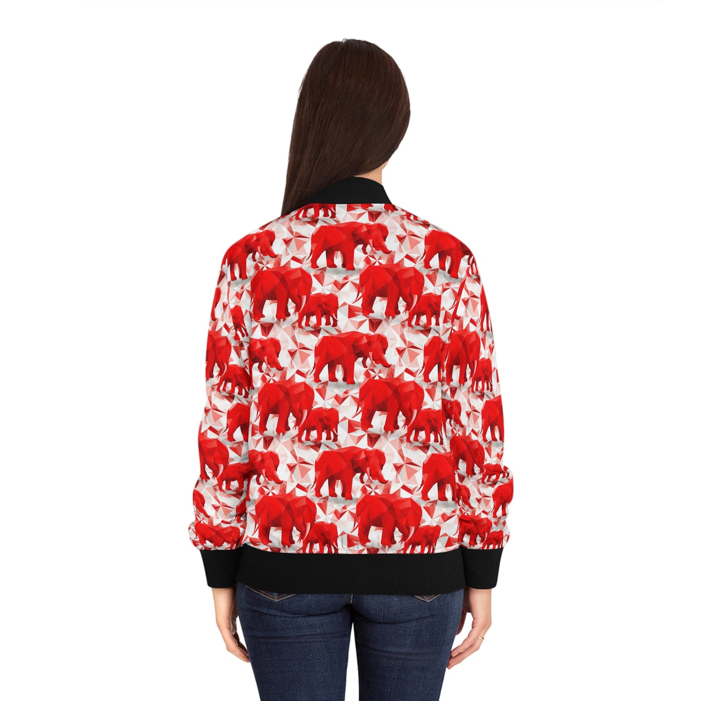 Elephants & Triangles Women's Bomber Jacket