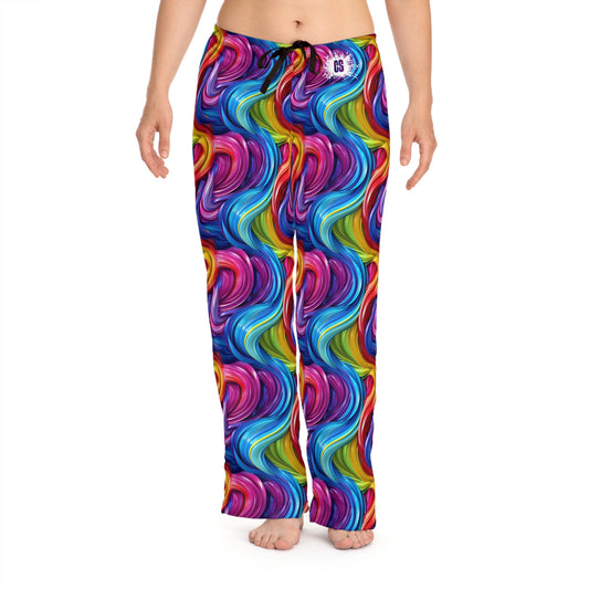 Paint Swirls Women's Pajama Pants