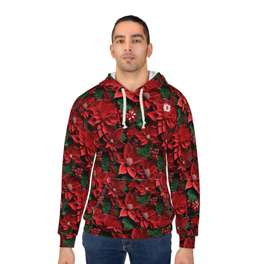 Christmas Leaves Unisex Pullover Hoodie