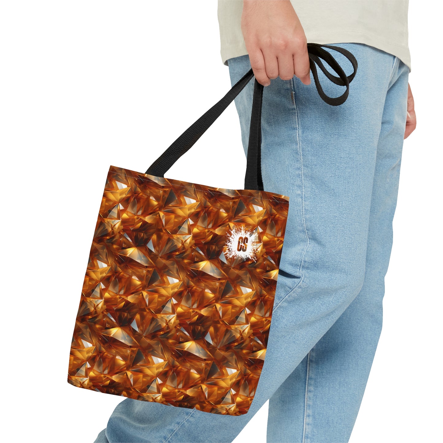 Golden Diamonds Tote Bag