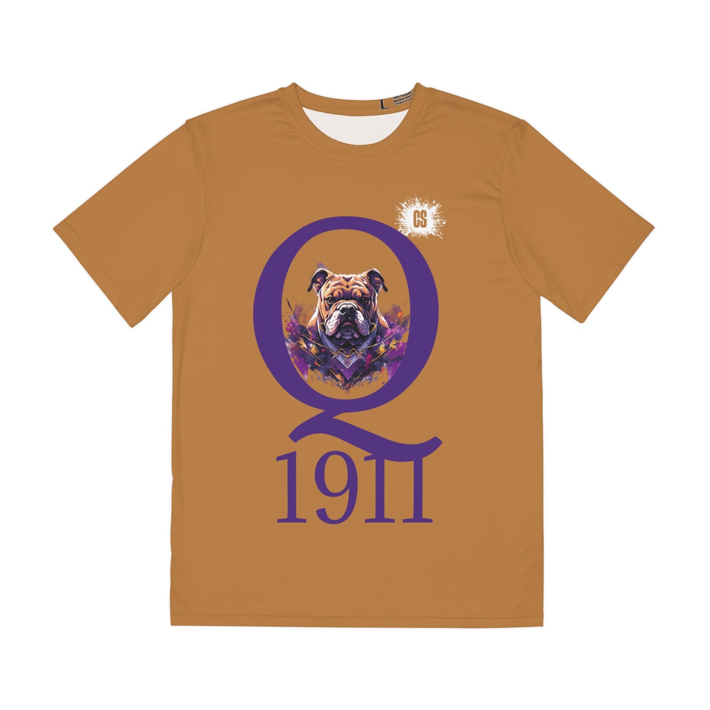 Gold QDog 1911 Men's Polyester Tee