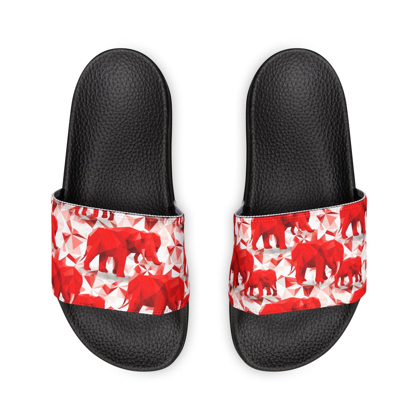 Elephants & Triangles Women's PU Slide Sandals