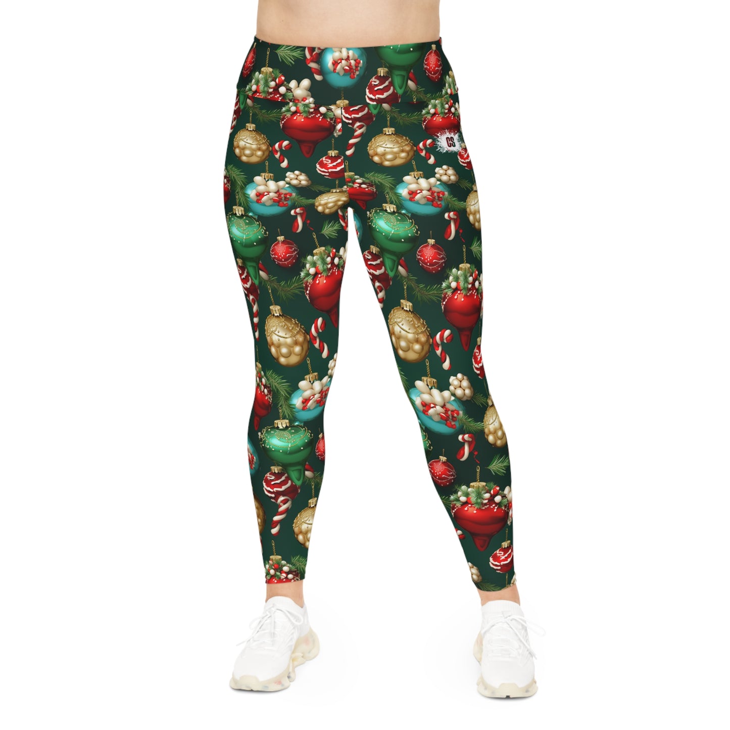 Christmas Ornaments Plus Size Leggings