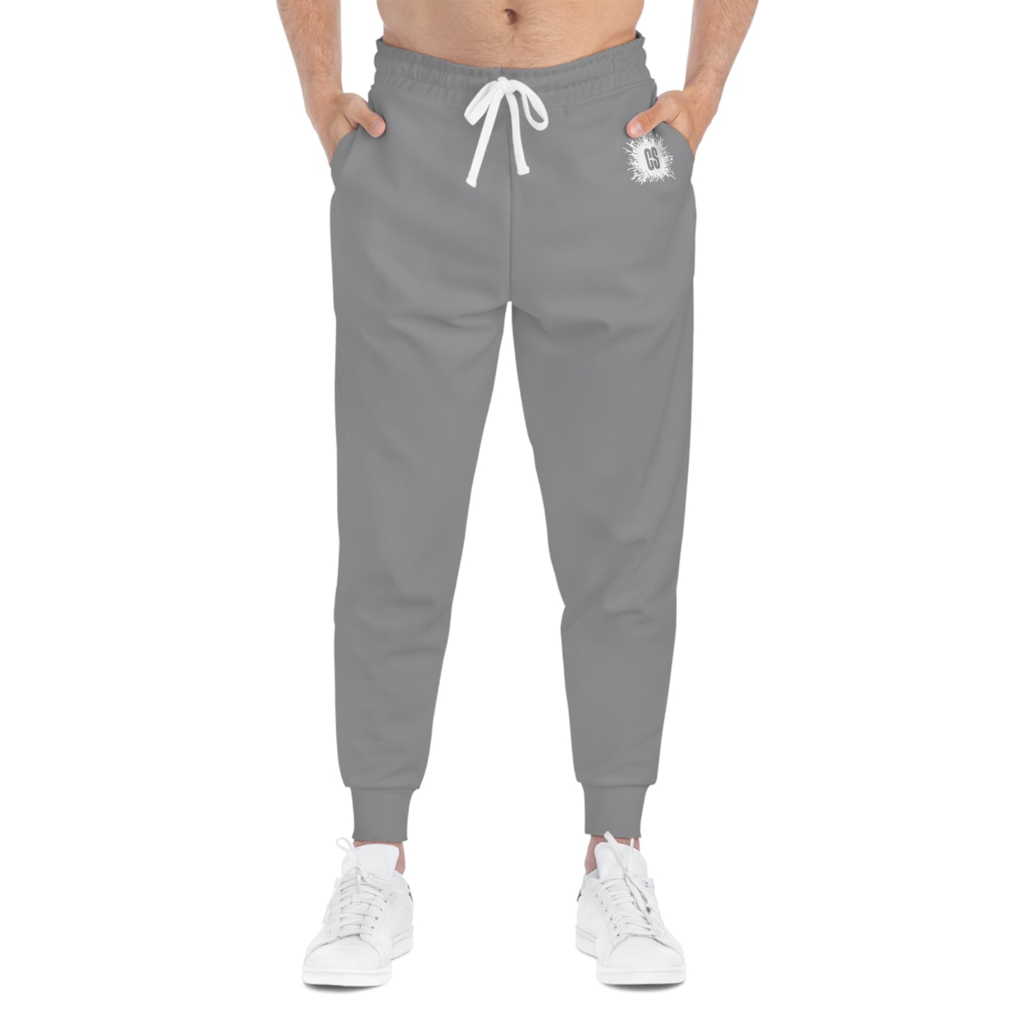 Grey Accent Athletic Joggers