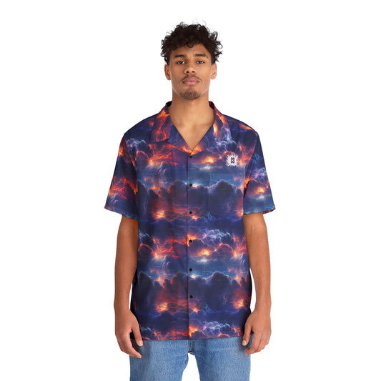 Majestic Skies #2 Men's Hawaiian Shirt