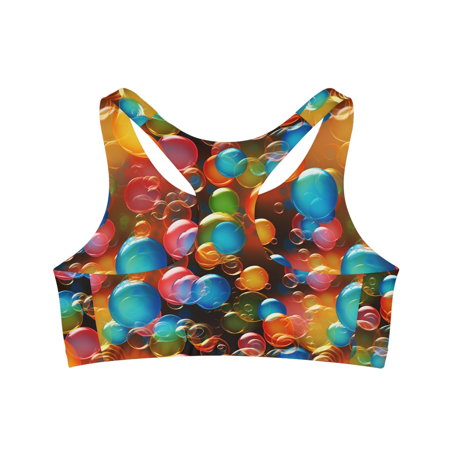 Bubble Attack Seamless Sports Bra