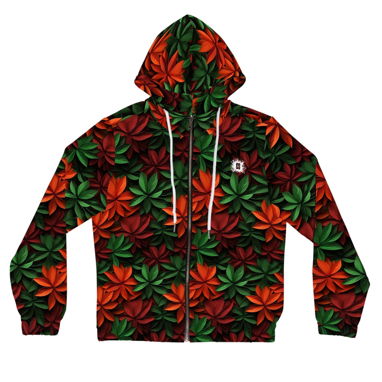 Christmas Bouquet Women’s Full-Zip Hoodie