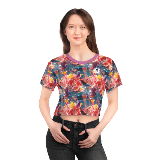 Hummingbird Dance Crop Tee