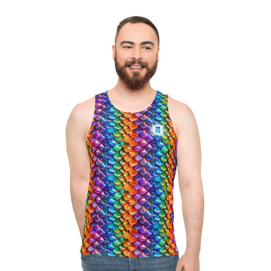 Neon Reptile Unisex Tank Top