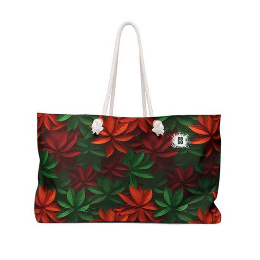 Christmas Bouquet Weekender Bag