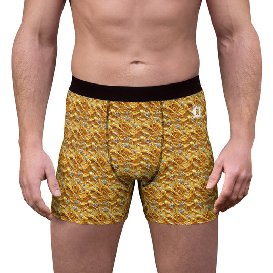 Diamonds & Melted Gold Men's Boxer Briefs