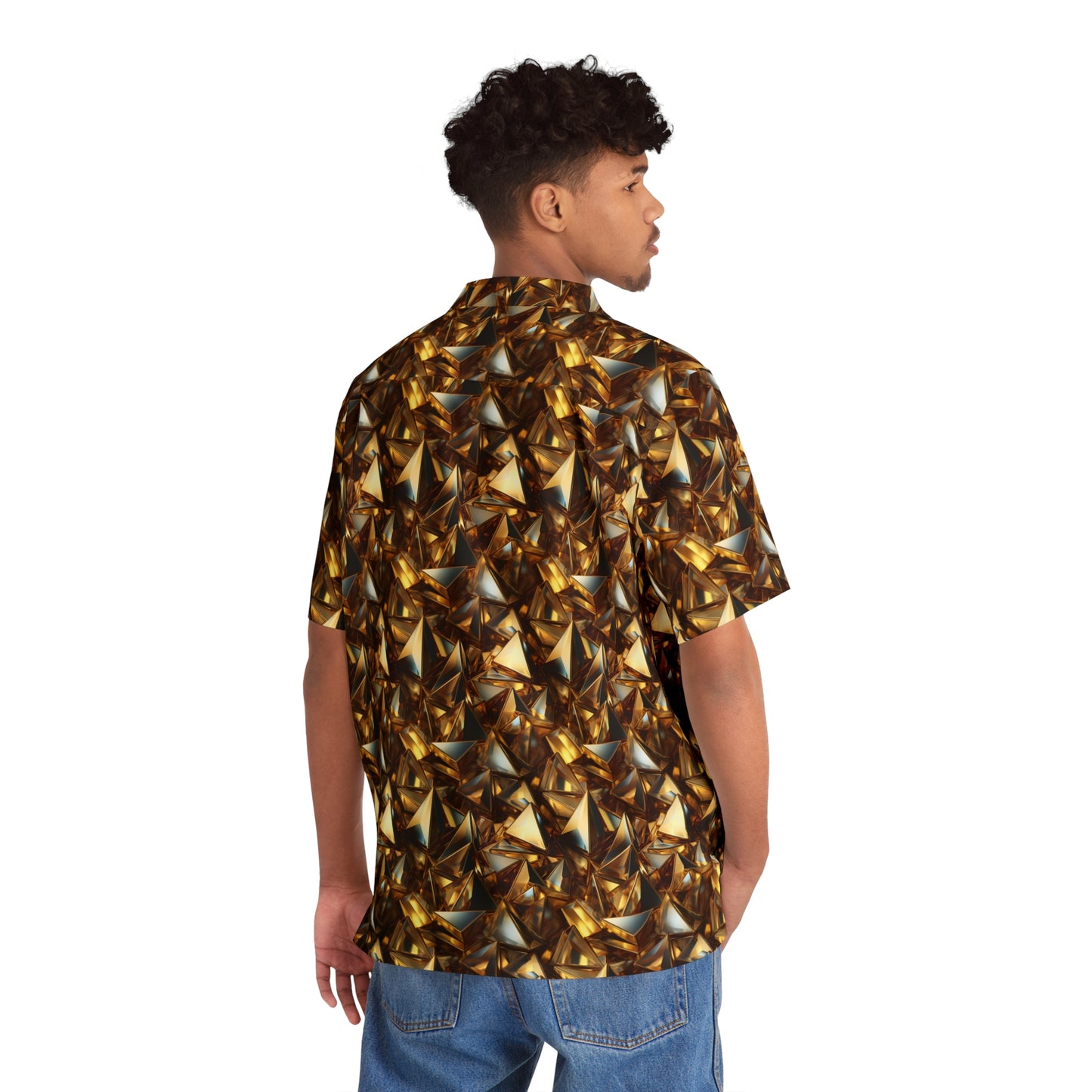 Golden Triangles Men's Hawaiian Shirt