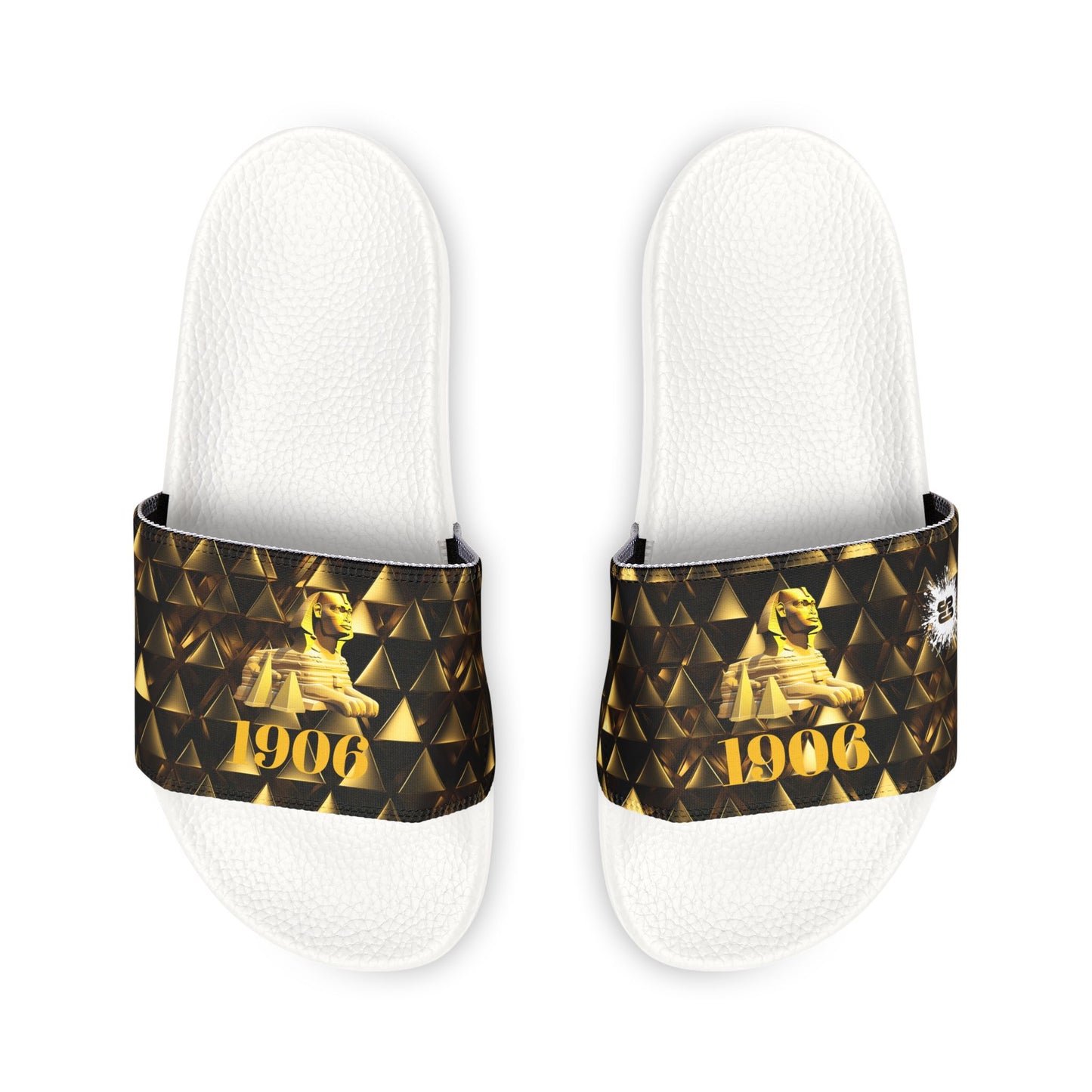 Gold & Black Pyramids 1906 Men's Removable-Strap Sandals