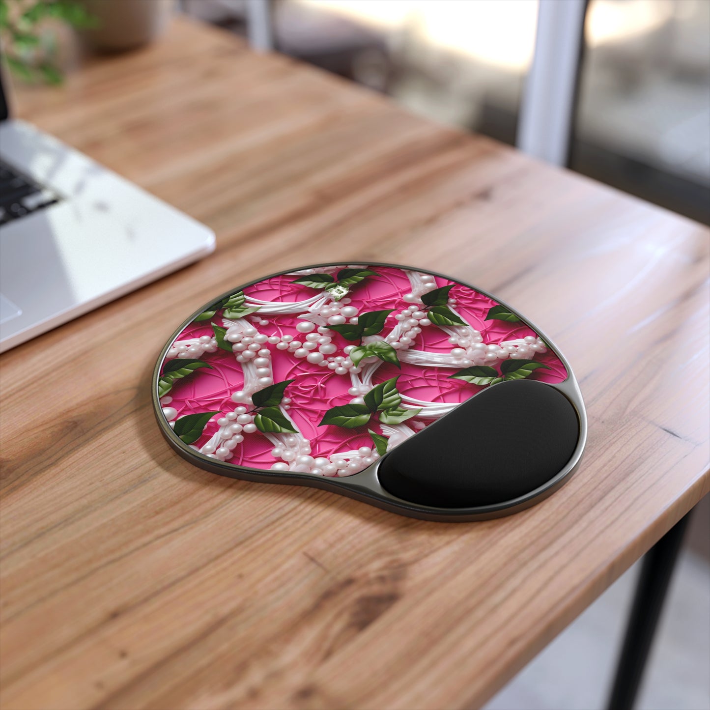 vy & Pearls Mouse Pad With Wrist Rest