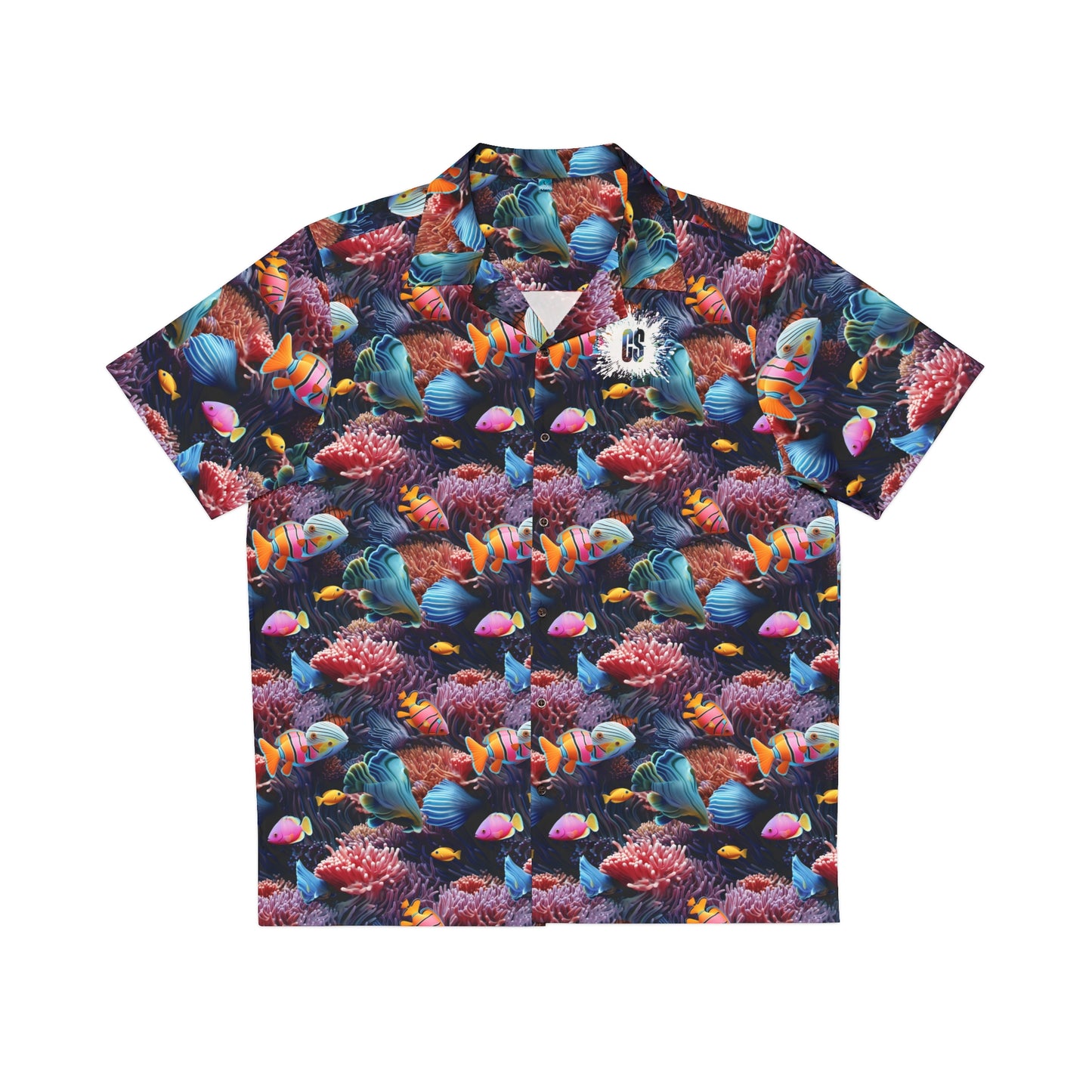 Deep Sea Aquarium Men's Hawaiian Shirt