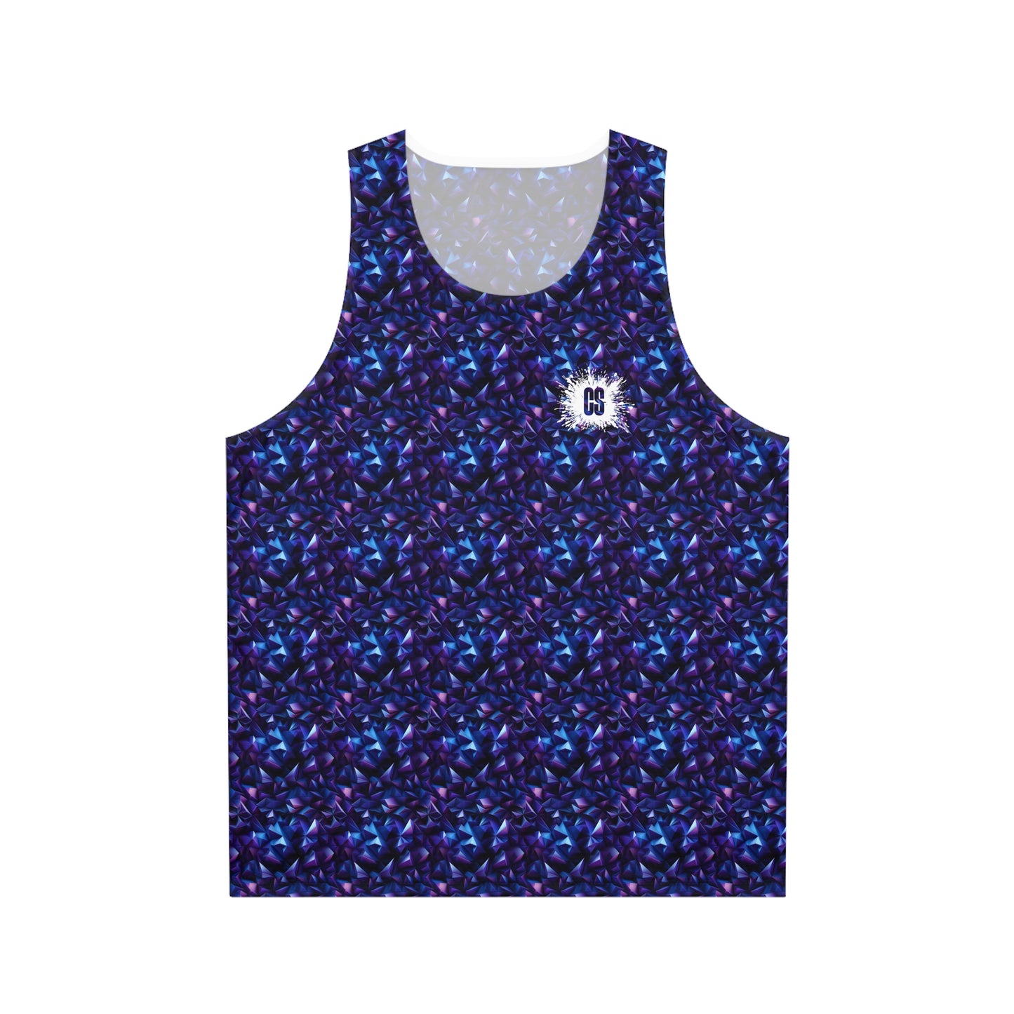 Geometric Purple Unisex Tank Top