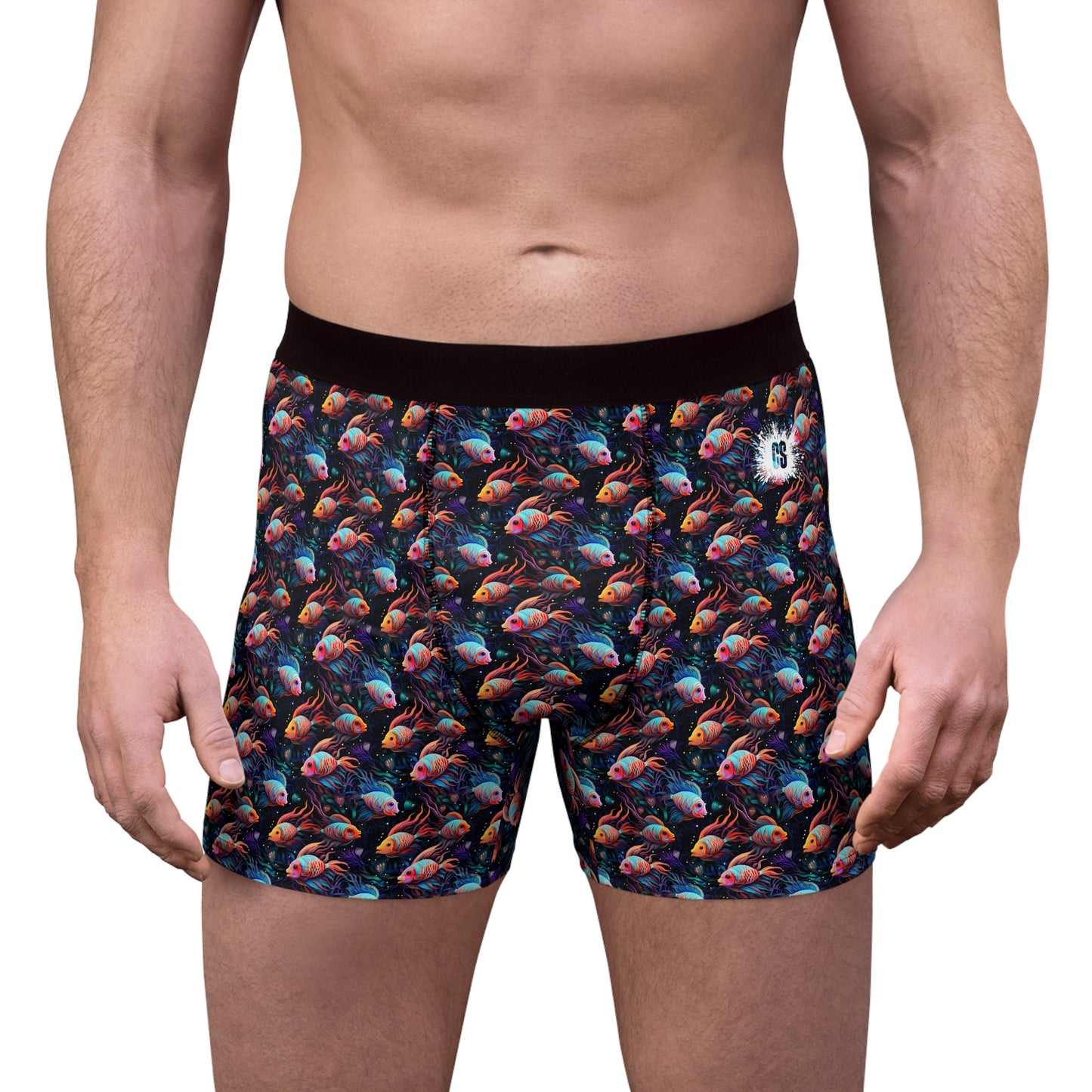 Deep Sea Aquarium Men's Boxer Briefs - Fun and Comfortable Underwear